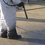 Charlotte protective roof coatings over foam